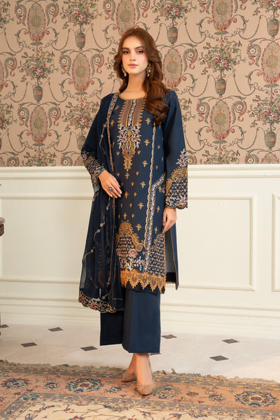 3 Piece Luxury Embroidered | CLE-0202