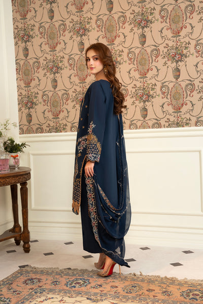3 Piece Luxury Embroidered | CLE-0202
