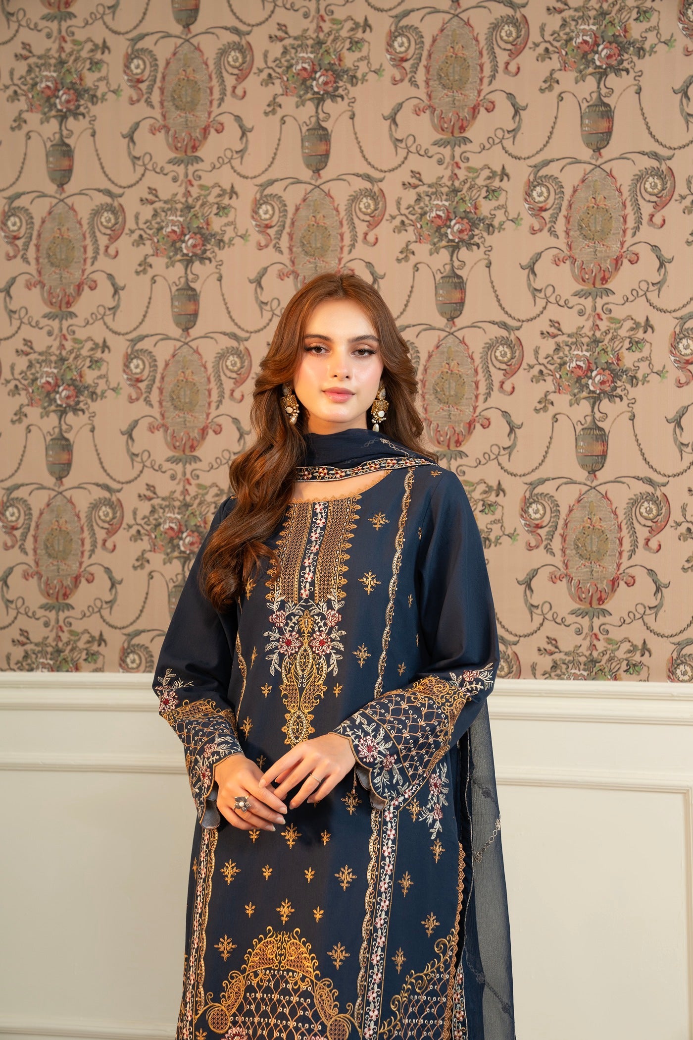 3 Piece Luxury Embroidered | CLE-0202