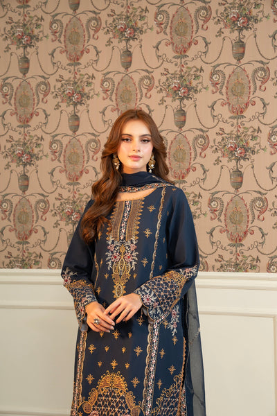 3 Piece Luxury Embroidered | CLE-0202