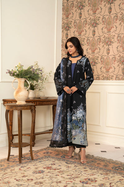3 Piece Unstitched Embroidered Lawn Suit | MPT-2611
