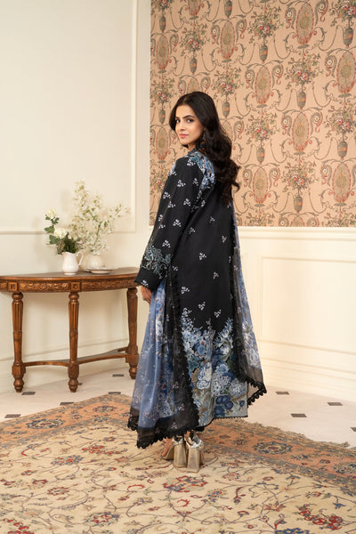 3 Piece Unstitched Embroidered Lawn Suit | MPT-2611