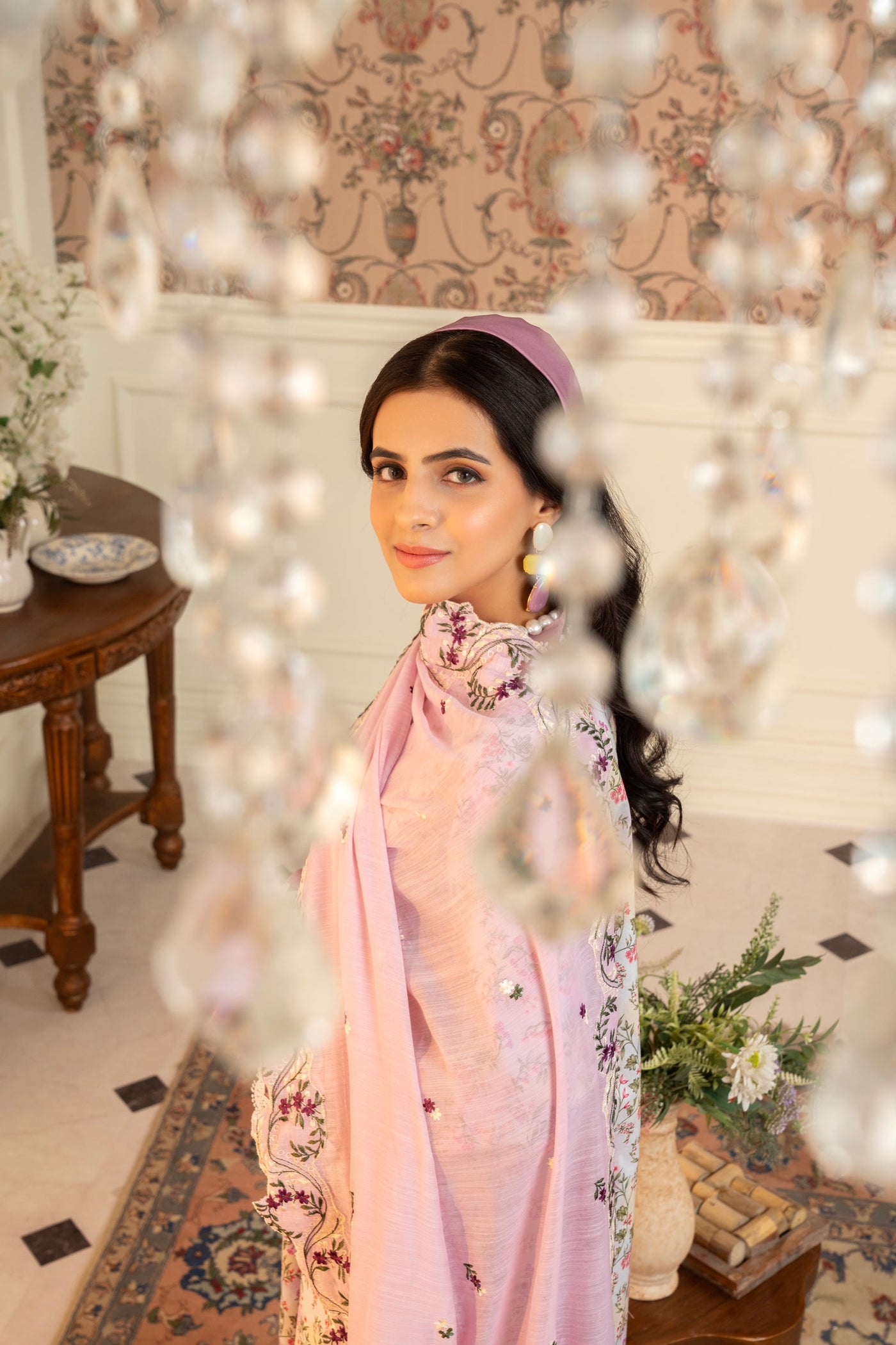 3 Piece Unstitched Embroidered Lawn Suit | MPT-2618