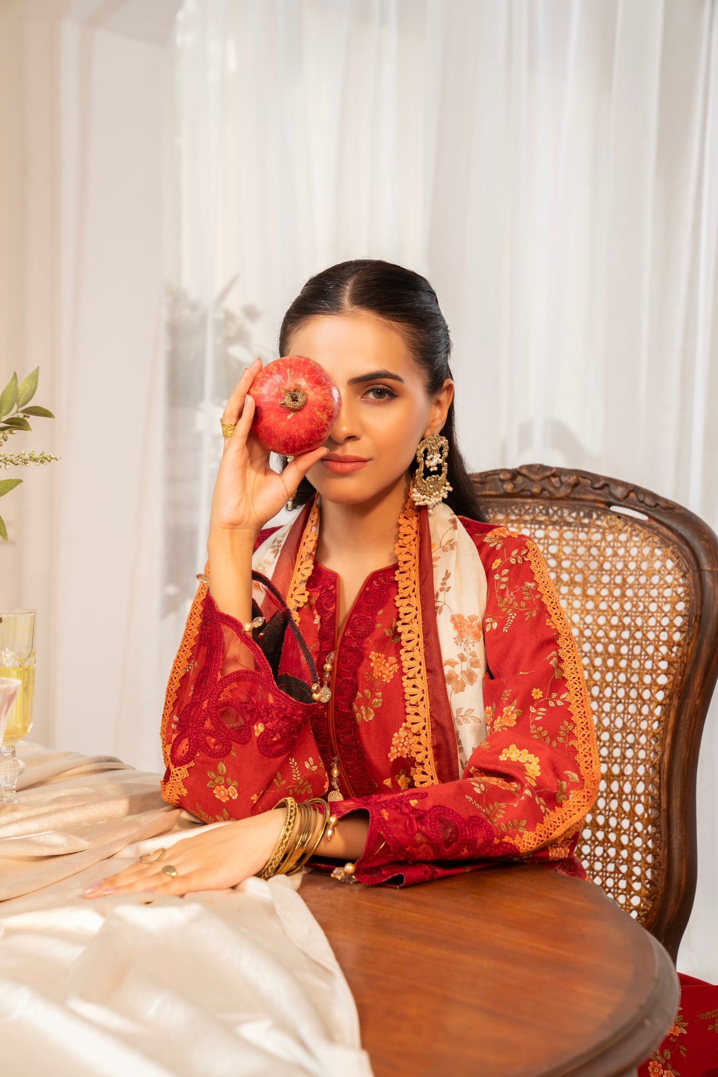 3 Piece Unstitched Embroidered Lawn Suit | MPT-2617
