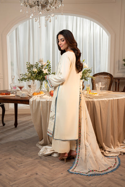 3 Piece Luxury Embroidered | CLE-0203
