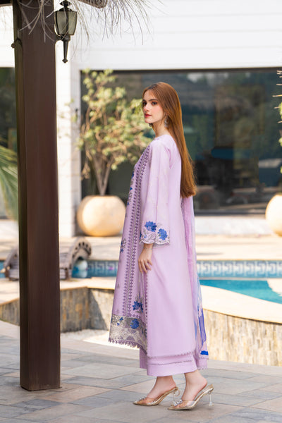 3 Piece Unstitched Luxury Embroidered | CLE-0209
