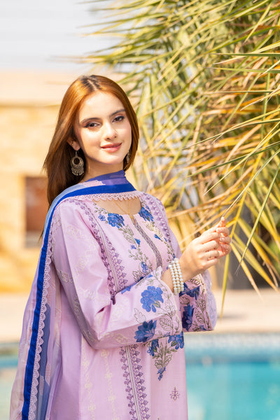 3 Piece Unstitched Luxury Embroidered | CLE-0209
