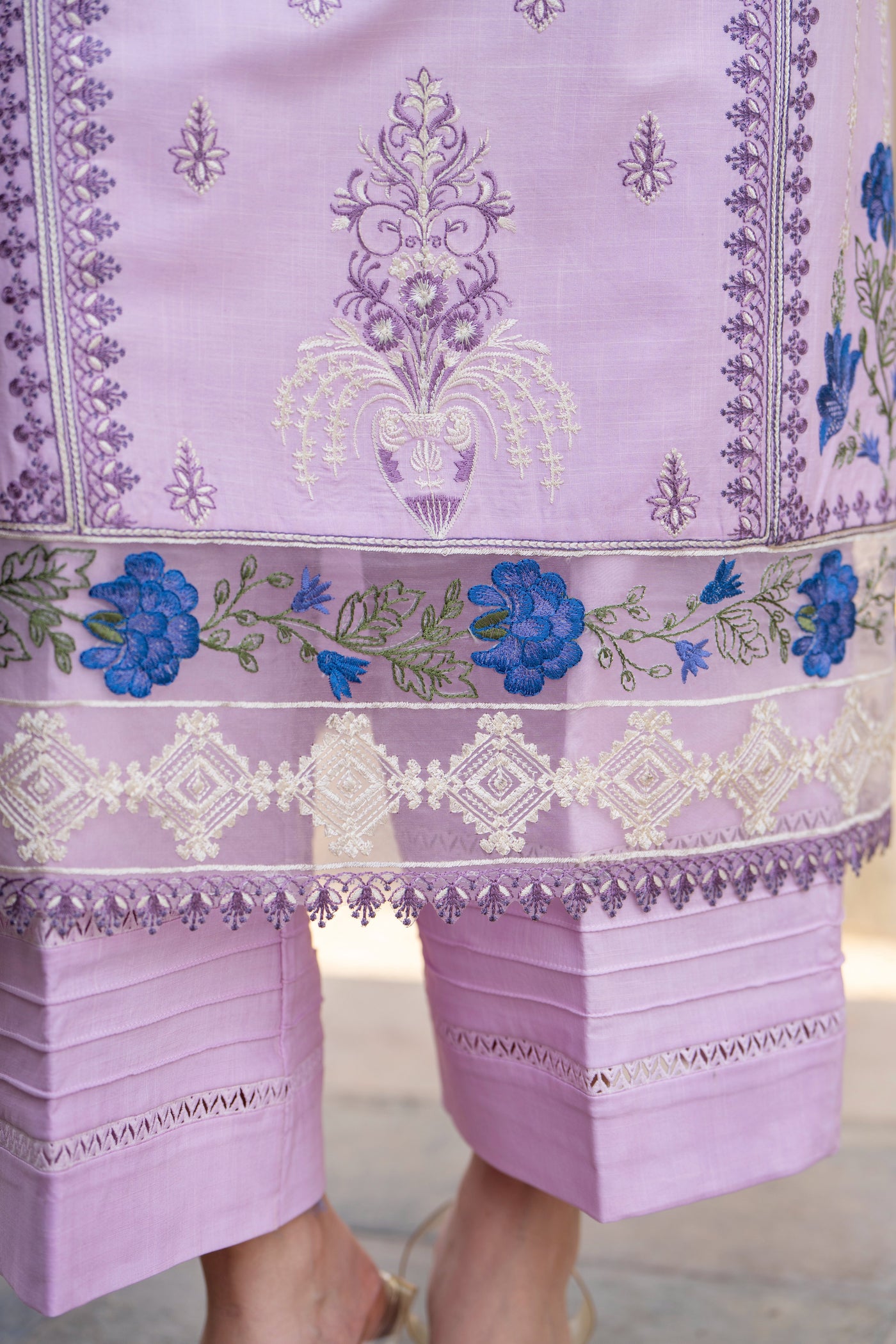 3 Piece Unstitched Luxury Embroidered | CLE-0209