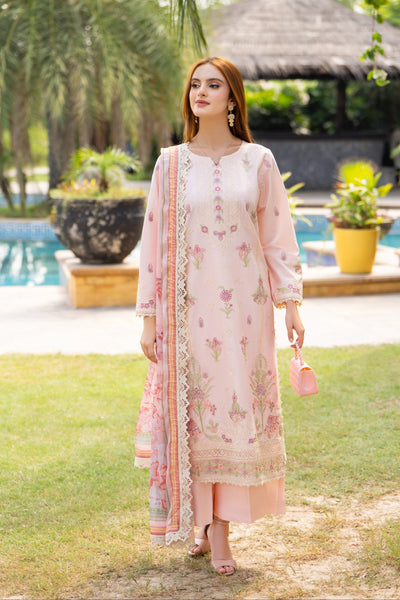 3 Piece Unstitched Luxury Embroidered | CLE-0208