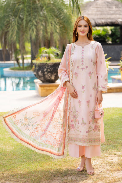 3 Piece Unstitched Luxury Embroidered | CLE-0208