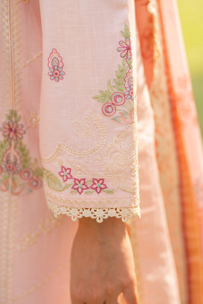 3 Piece Unstitched Luxury Embroidered | CLE-0208
