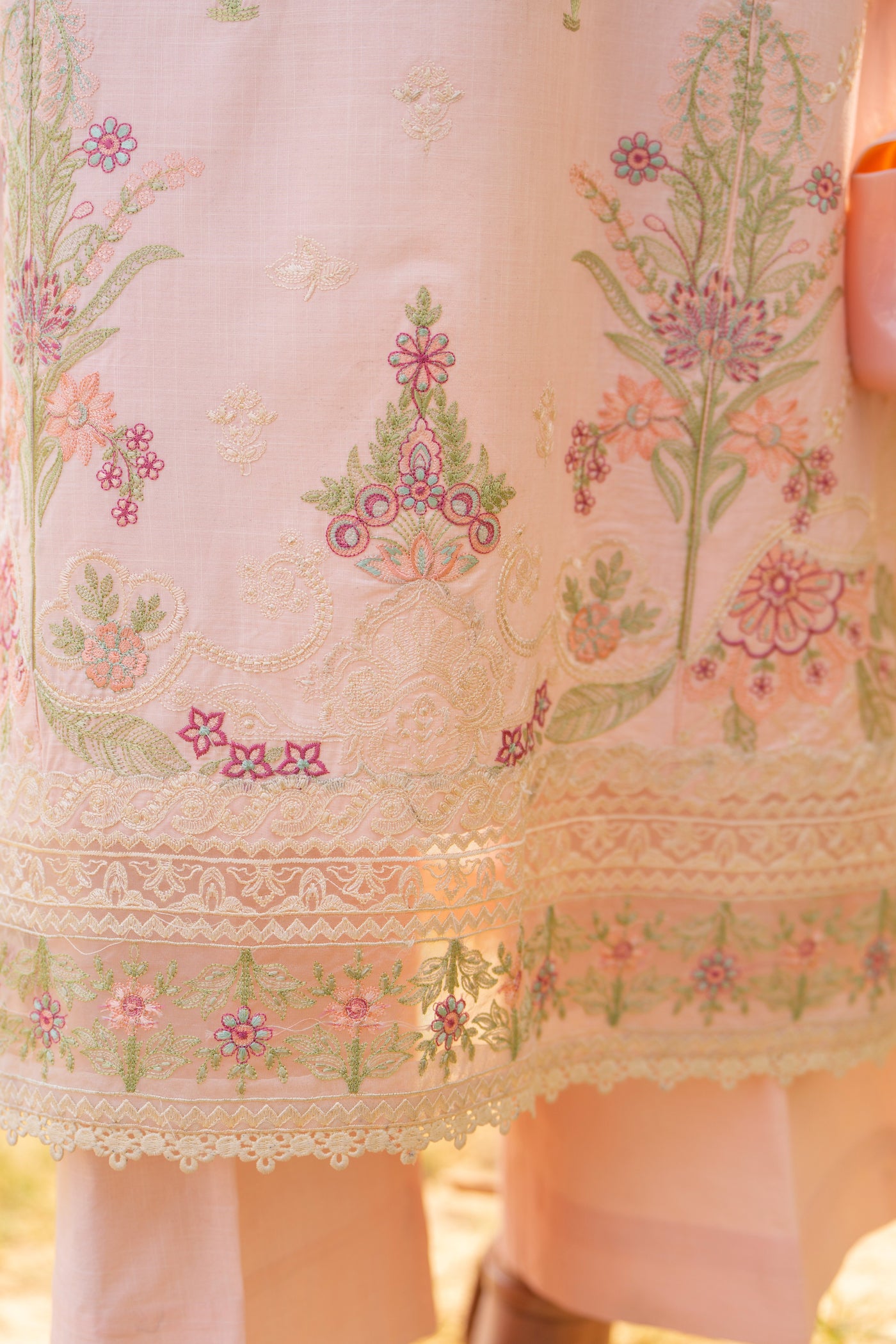 3 Piece Unstitched Luxury Embroidered | CLE-0208