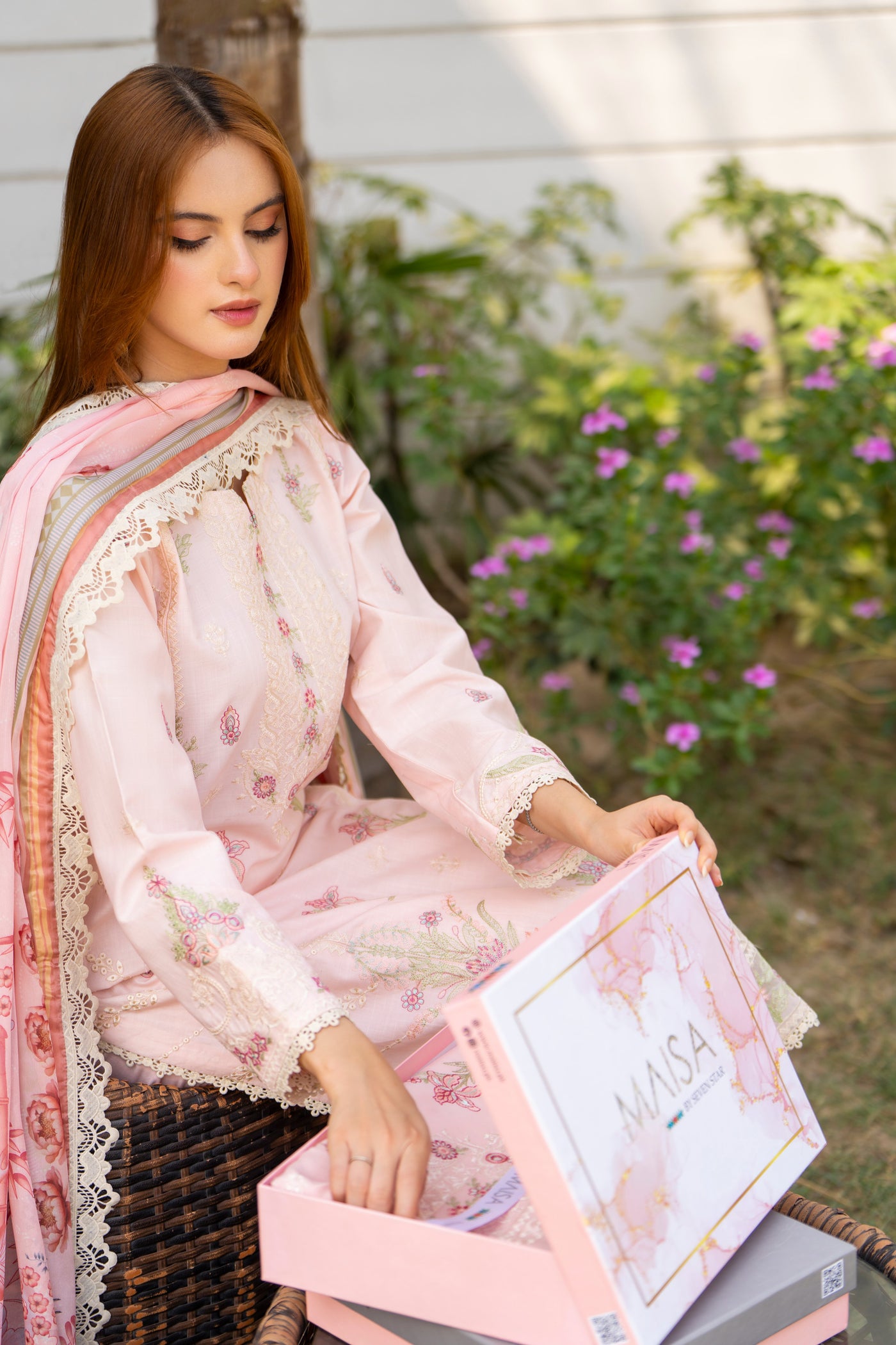 3 Piece Unstitched Luxury Embroidered | CLE-0208