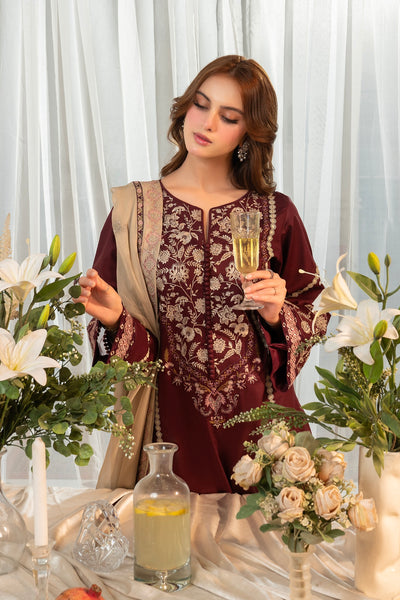 3 Piece Luxury Embroidered | CLE-0204