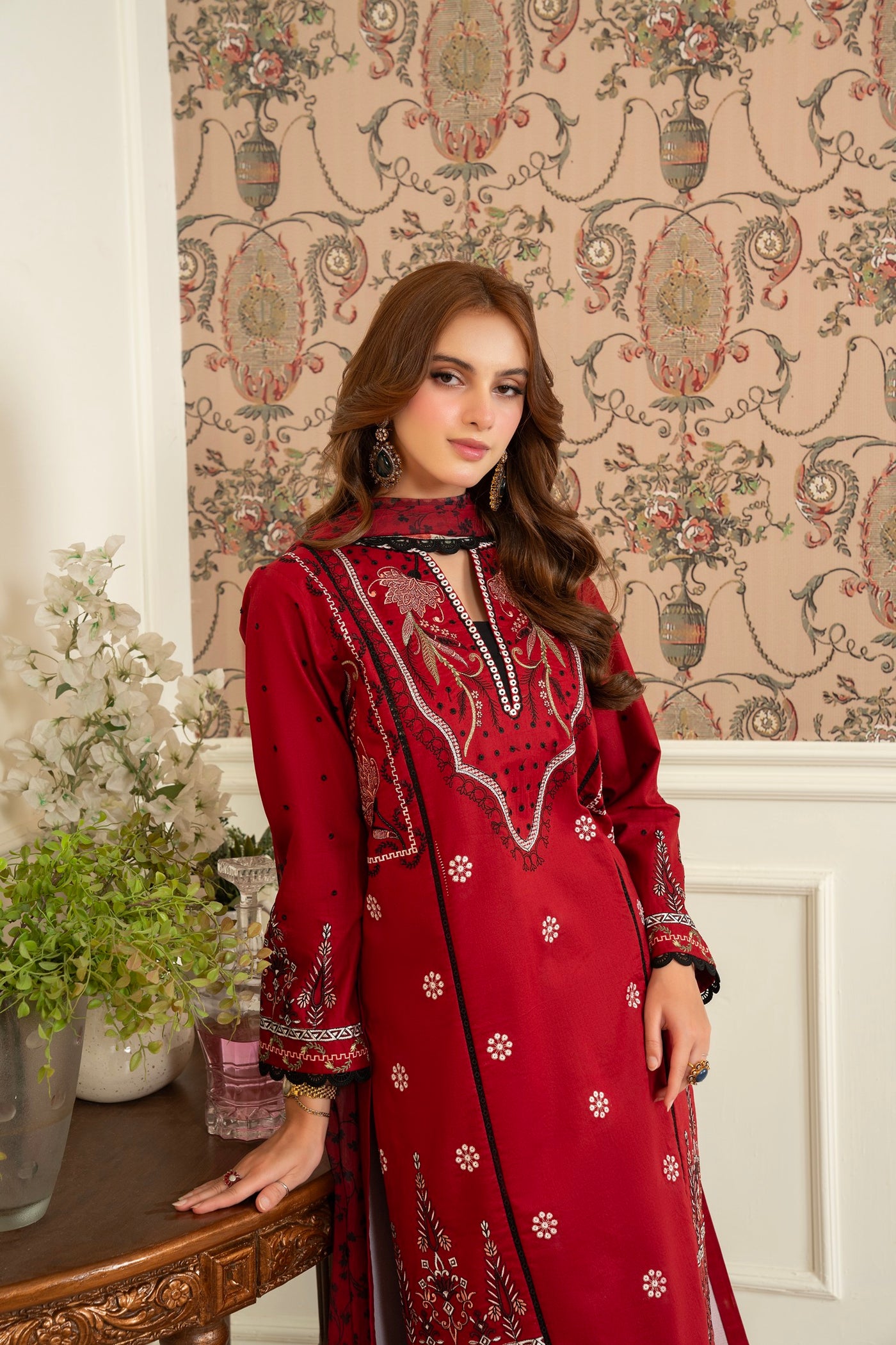 3 Piece Luxury Embroidered | CLE-0201