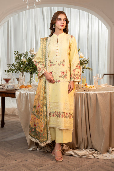 3 Piece Luxury Embroidered | CLE-0205