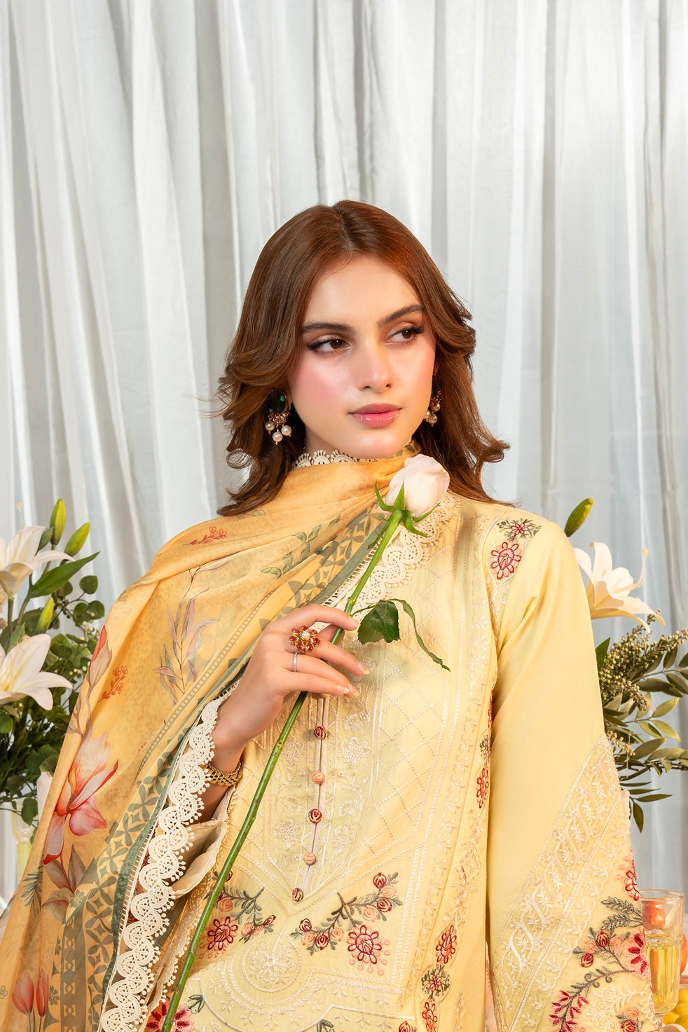 3 Piece Luxury Embroidered | CLE-0205