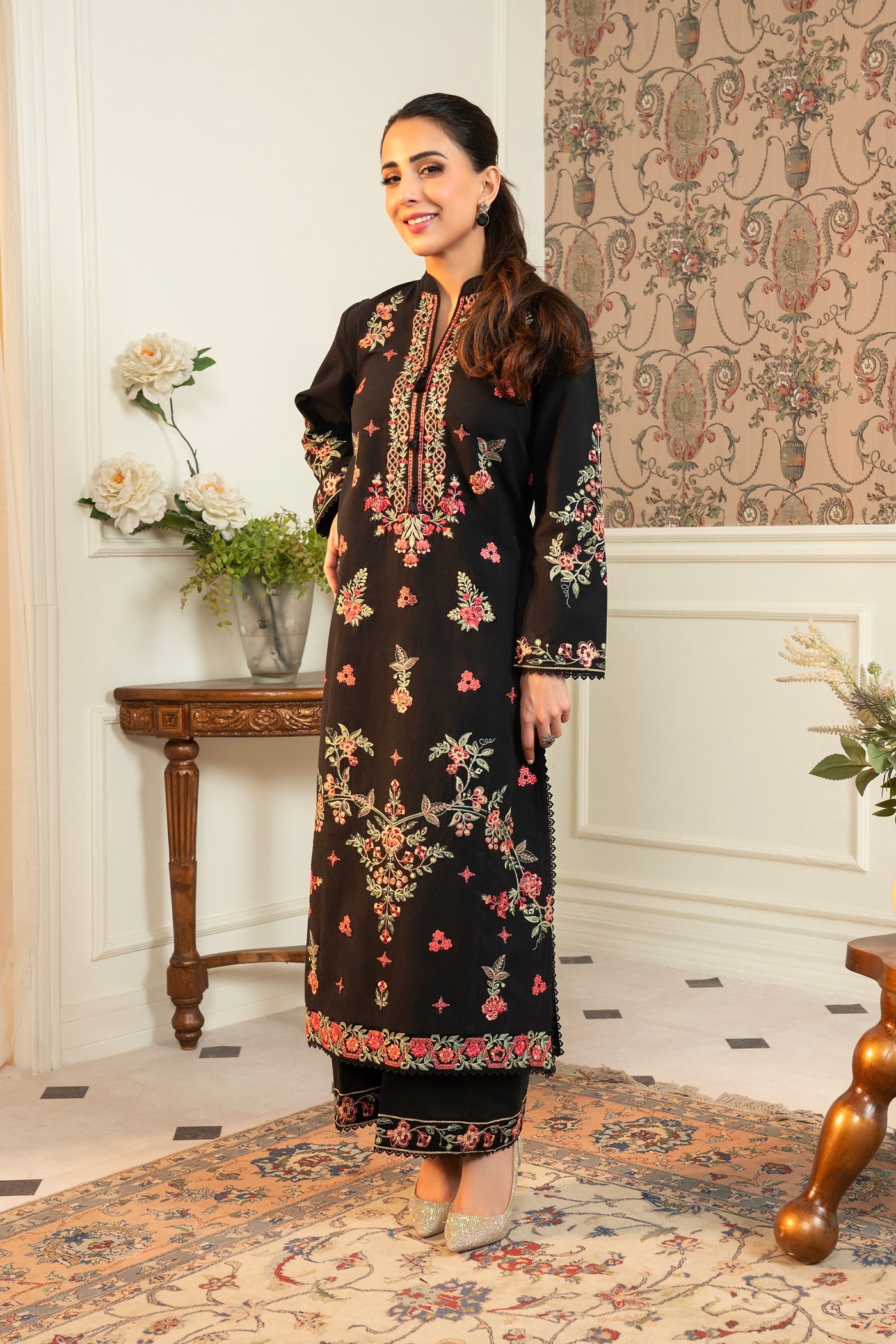 3 Piece Luxury Embroidered | CLE-0206